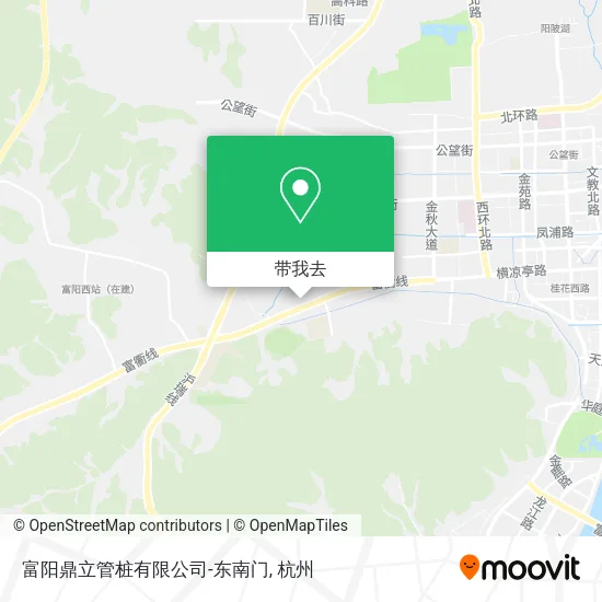 富阳鼎立管桩有限公司-东南门地图