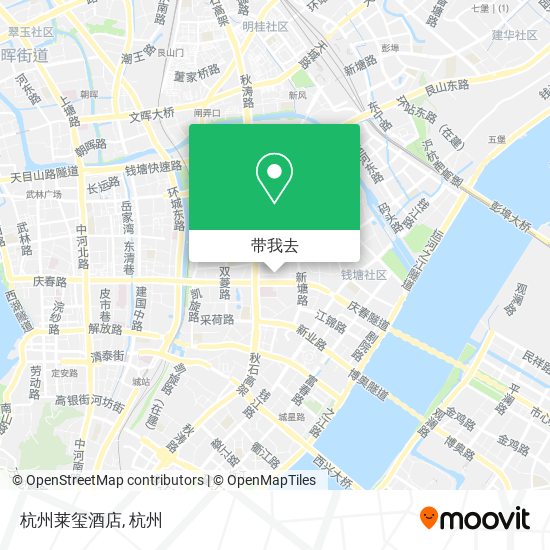 杭州莱玺酒店地图