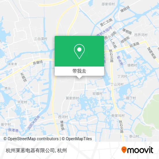 杭州莱蒽电器有限公司地图