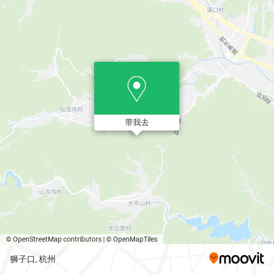 狮子口地图