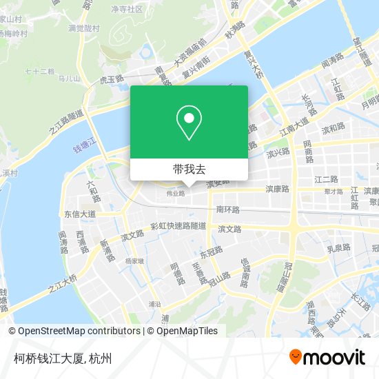 柯桥钱江大厦地图