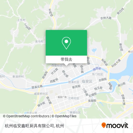 杭州临安鑫旺厨具有限公司地图