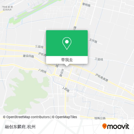 融创东麟府地图