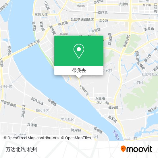 万达北路地图