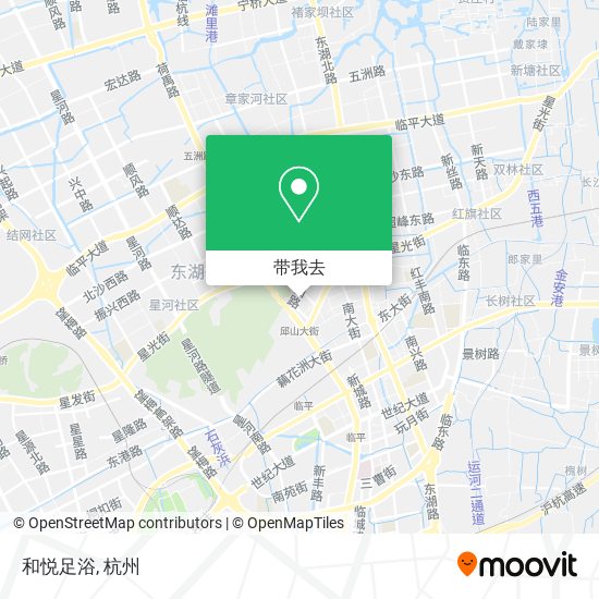 和悦足浴地图