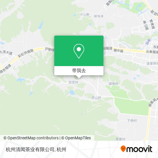 杭州清闻茶业有限公司地图