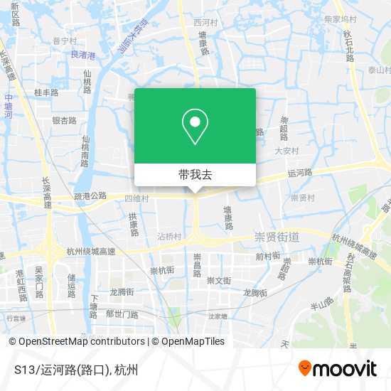 S13/运河路(路口)地图