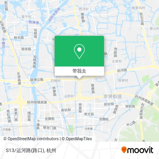 S13/运河路(路口)地图