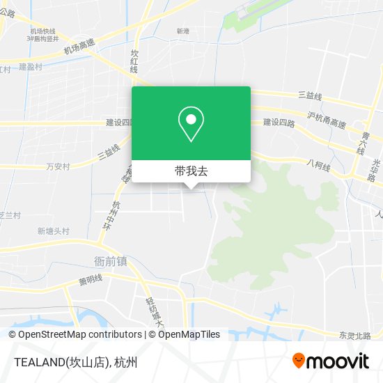 TEALAND(坎山店)地图