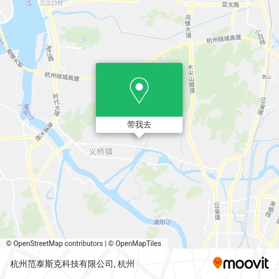 杭州范泰斯克科技有限公司地图