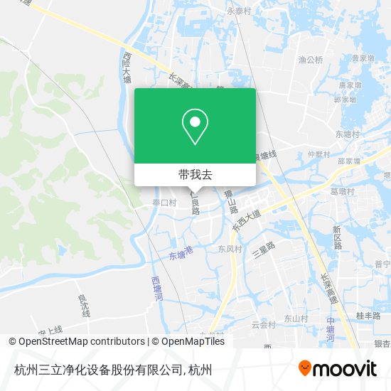 杭州三立净化设备股份有限公司地图