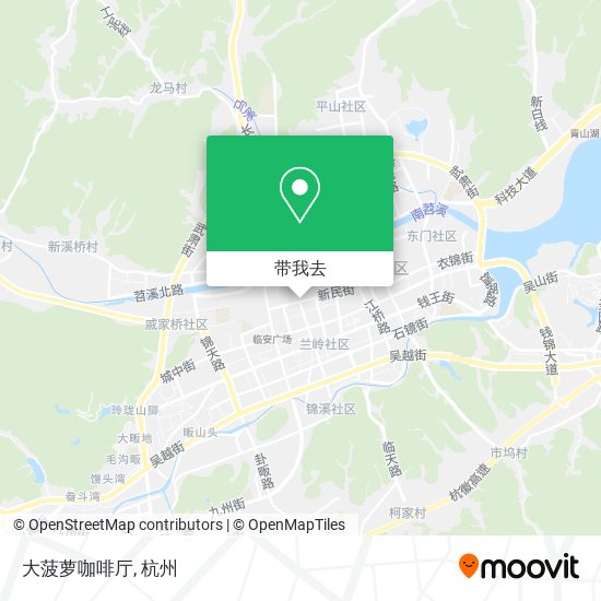 大菠萝咖啡厅地图