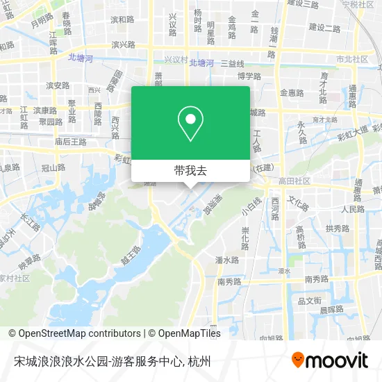 宋城浪浪浪水公园-游客服务中心地图