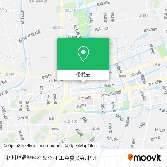 杭州增通塑料有限公司-工会委员会地图