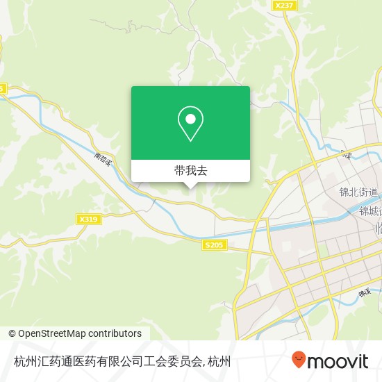 杭州汇药通医药有限公司工会委员会地图