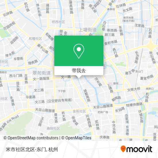 米市社区北区-东门地图
