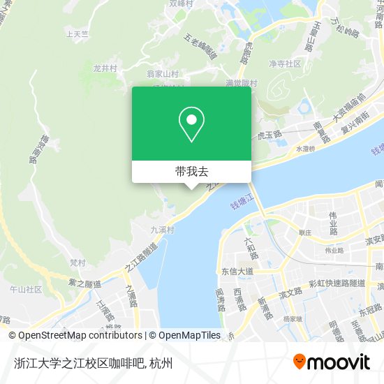 浙江大学之江校区咖啡吧地图