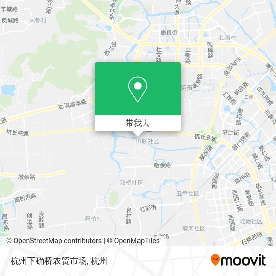 杭州下确桥农贸市场地图