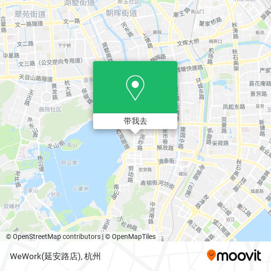 WeWork(延安路店)地图