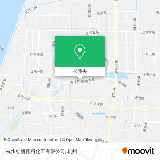 杭州红妍颜料化工有限公司地图