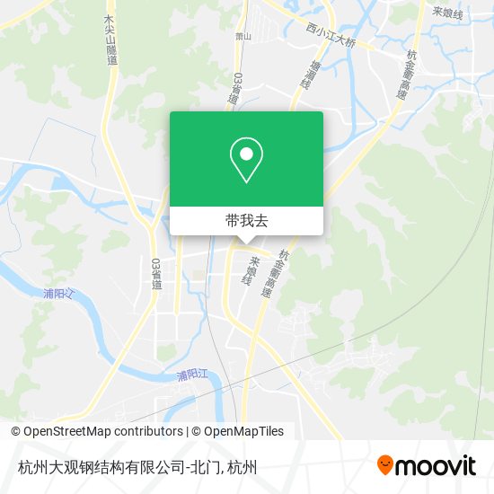 杭州大观钢结构有限公司-北门地图