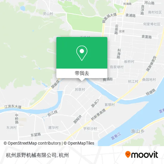 杭州原野机械有限公司地图