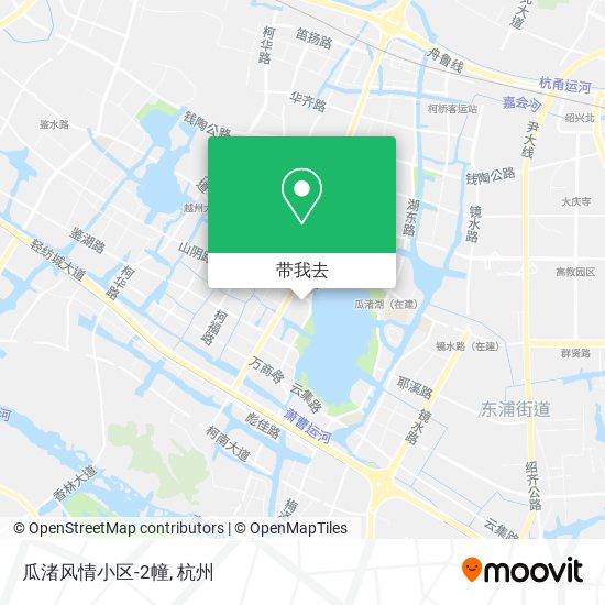瓜渚风情小区-2幢地图
