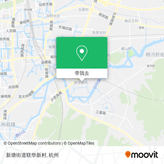 新塘街道联华新村地图