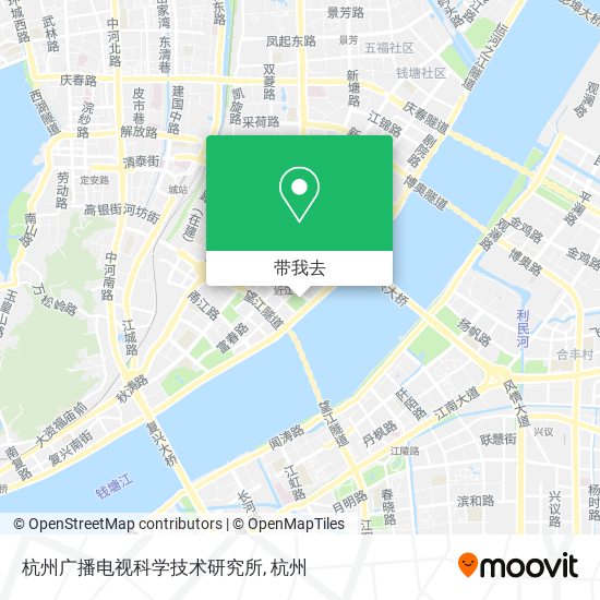 杭州广播电视科学技术研究所地图