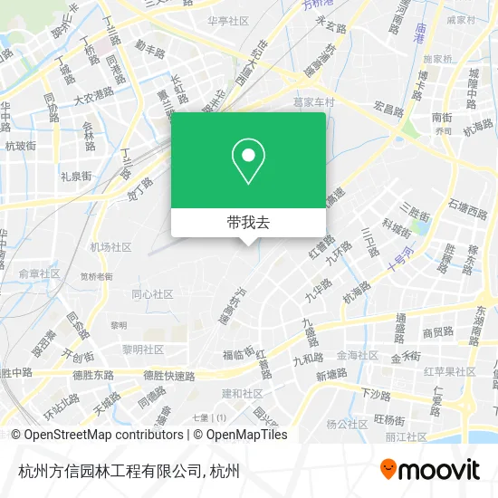 杭州方信园林工程有限公司地图