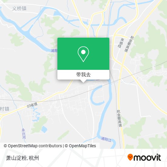 萧山淀粉地图