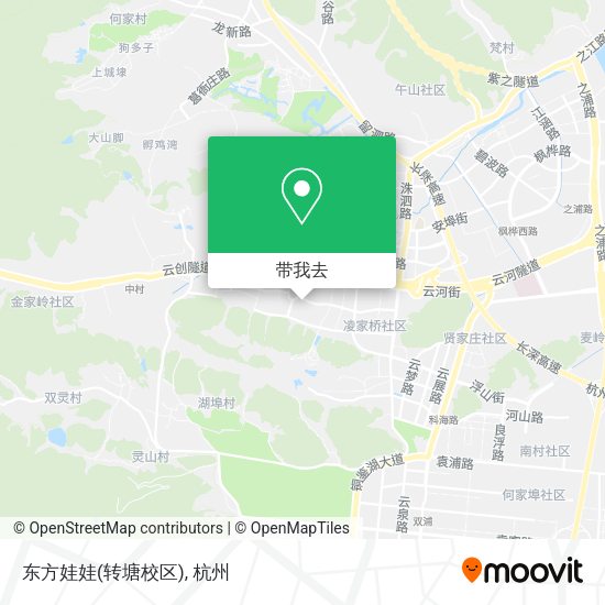 东方娃娃(转塘校区)地图