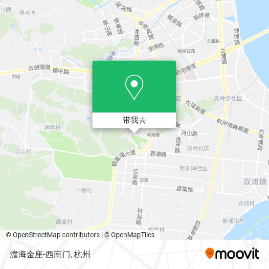 澹海金座-西南门地图