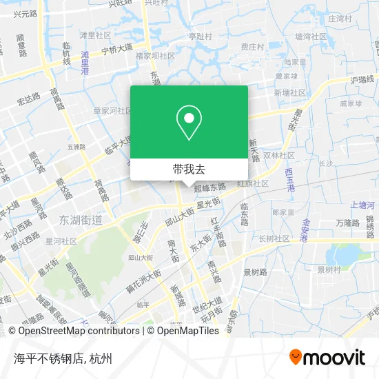 海平不锈钢店地图