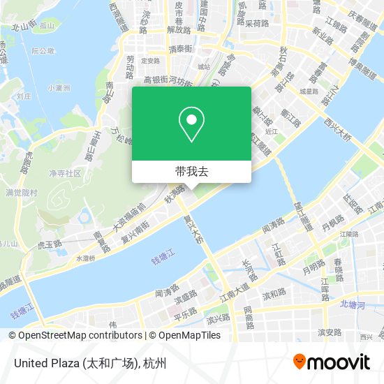 United Plaza (太和广场)地图