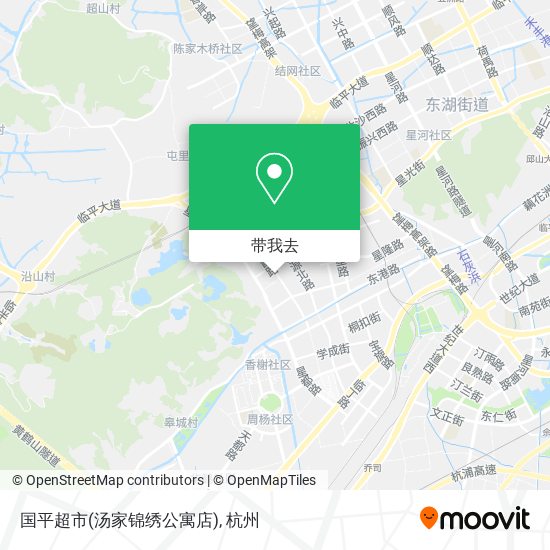 国平超市(汤家锦绣公寓店)地图