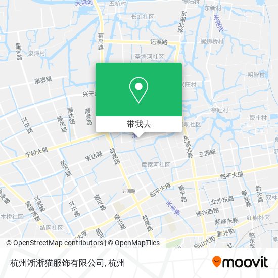 杭州淅淅猫服饰有限公司地图