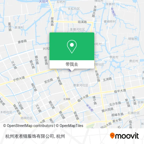杭州淅淅猫服饰有限公司地图