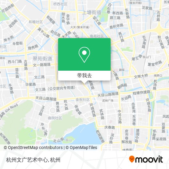 杭州文广艺术中心地图