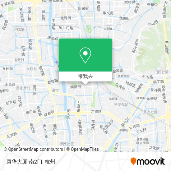 康华大厦-南2门地图