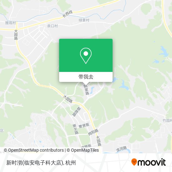 新时沏(临安电子科大店)地图