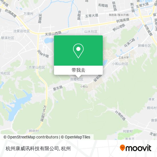 杭州康威讯科技有限公司地图