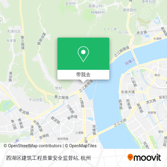 西湖区建筑工程质量安全监督站地图