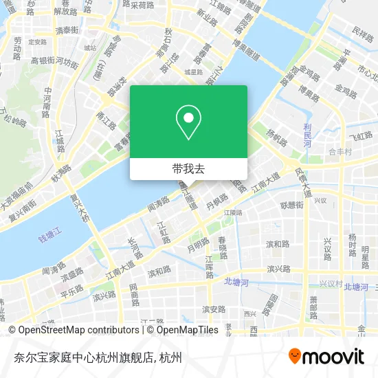 奈尔宝家庭中心杭州旗舰店地图