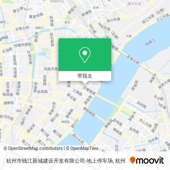 杭州市钱江新城建设开发有限公司-地上停车场地图