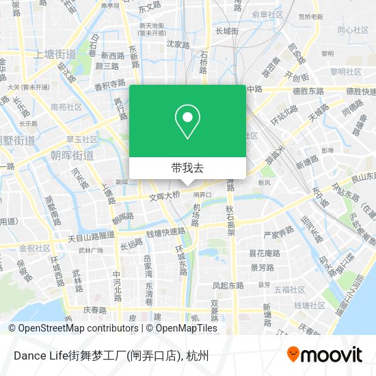 Dance Life街舞梦工厂(闸弄口店)地图