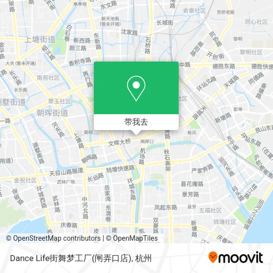 Dance Life街舞梦工厂(闸弄口店)地图