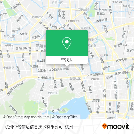 杭州中锐信达信息技术有限公司地图