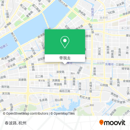 春波路地图