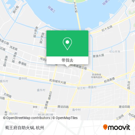 蜀王府自助火锅地图